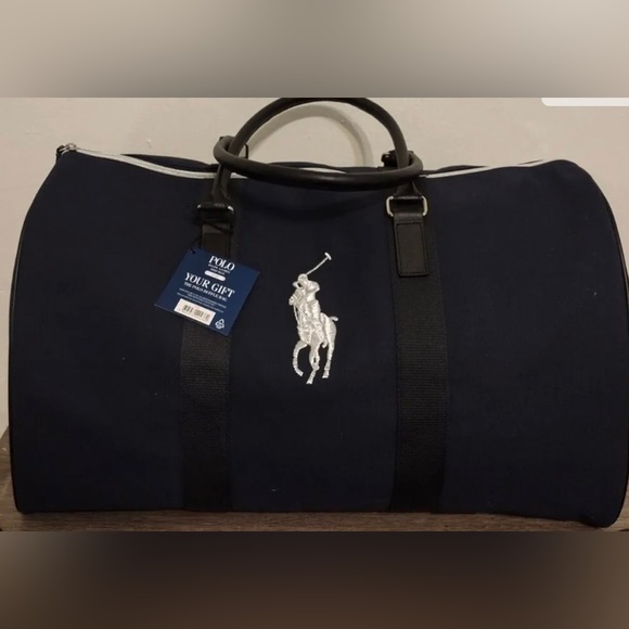 Ralph Lauren Bags Nwt Polo Ralph Lauren Blue Duffel Duffle Travel